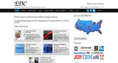Desktop Screenshot of essentialdata.com